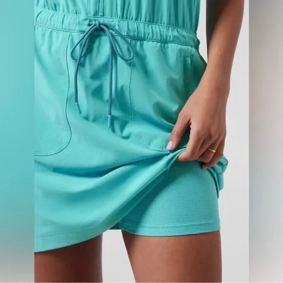 ATHLETA 💙 Expedition Dress in Gulf Green, Size 2 - Picture 2 of 9